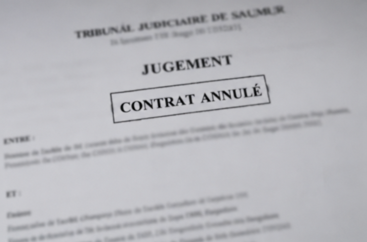 Jugement du tribunal judiciaire : contrat annulé